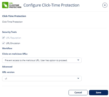Click-Time-Protection