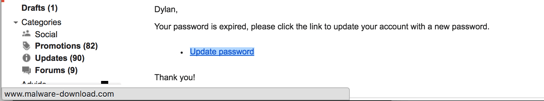 example of a gmail phishing attack
